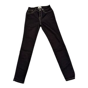 Etica Women's Skinny Leg Black Jeans Natural & Organic Fibers SZ 2 New With Tags